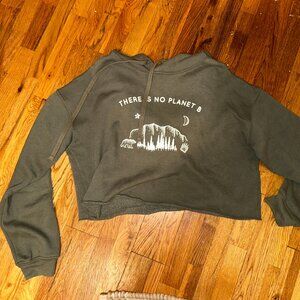 There is No Planet B Cropped Hoodie